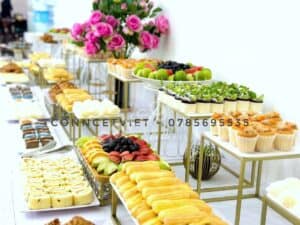 Teabreak giữa chương trình giúp khách thư giãn và tăng kết nối hiệu quả.