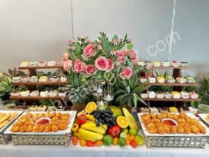 Hình ảnh thực tế từ tiệc teabreak khách hàng phản hồi tích cực.