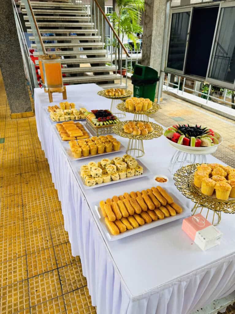 Checklist chọn thực đơn teabreak theo sự kiện