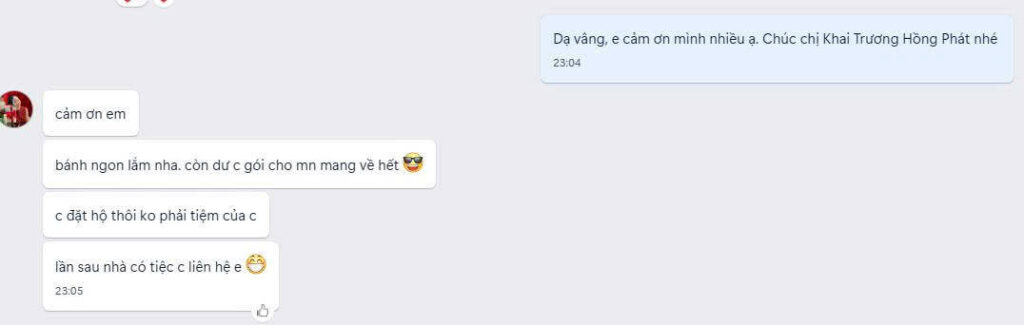 Khách hàng rất hài lòng