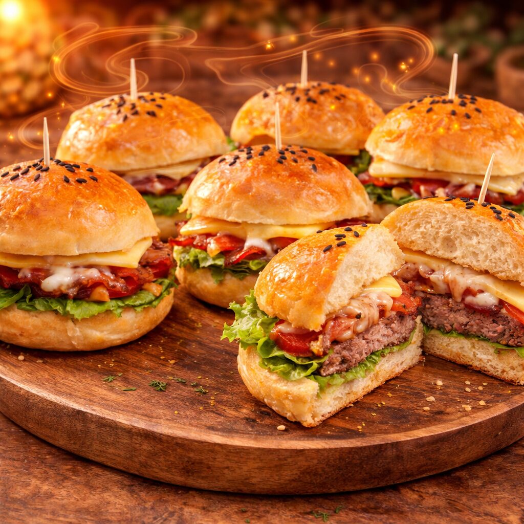 Đặt bánh finger food